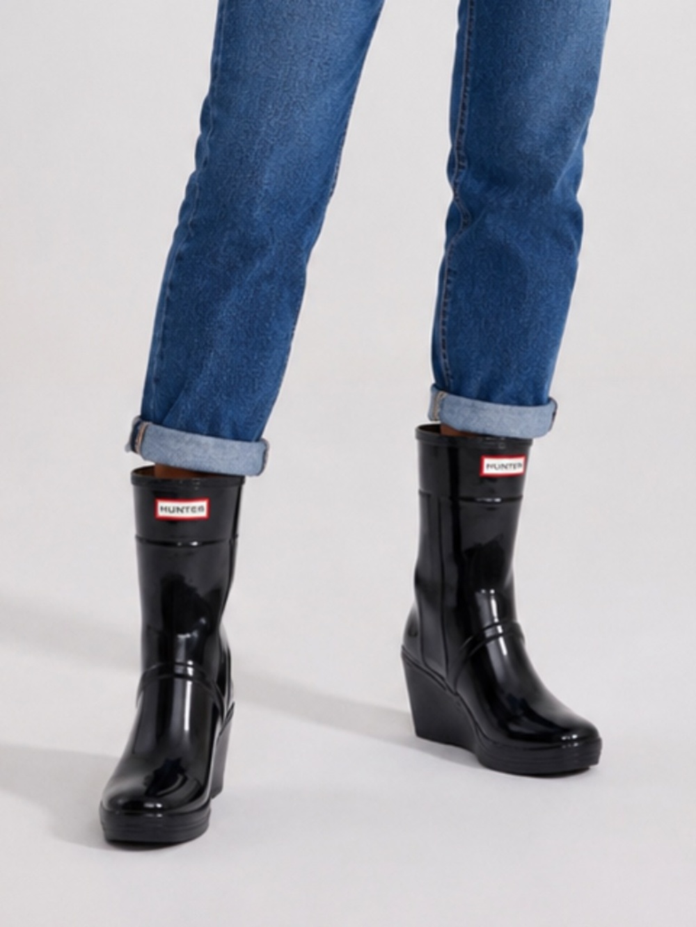 Hunter Kellan Wedge Rain Boots